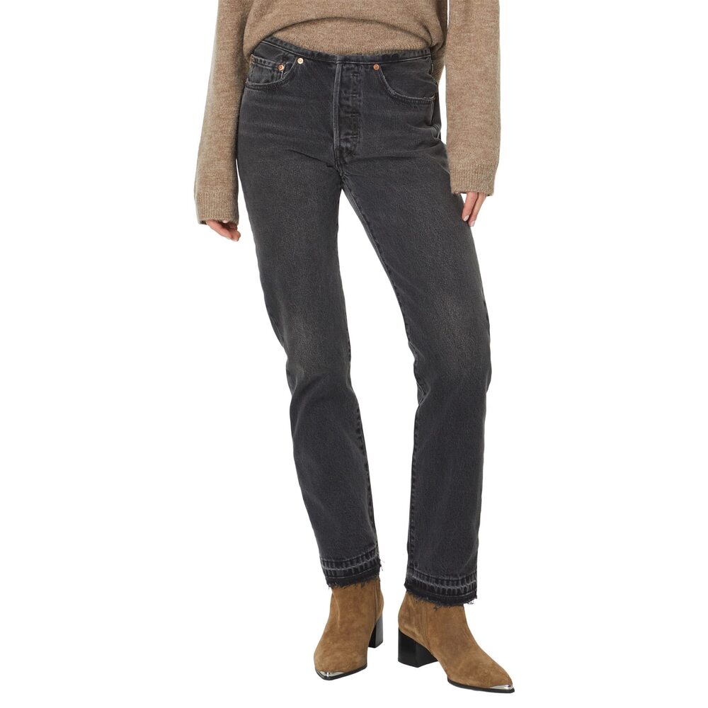 Levis 501 Jeans Mini Waist Waste Not Want Not 24 30